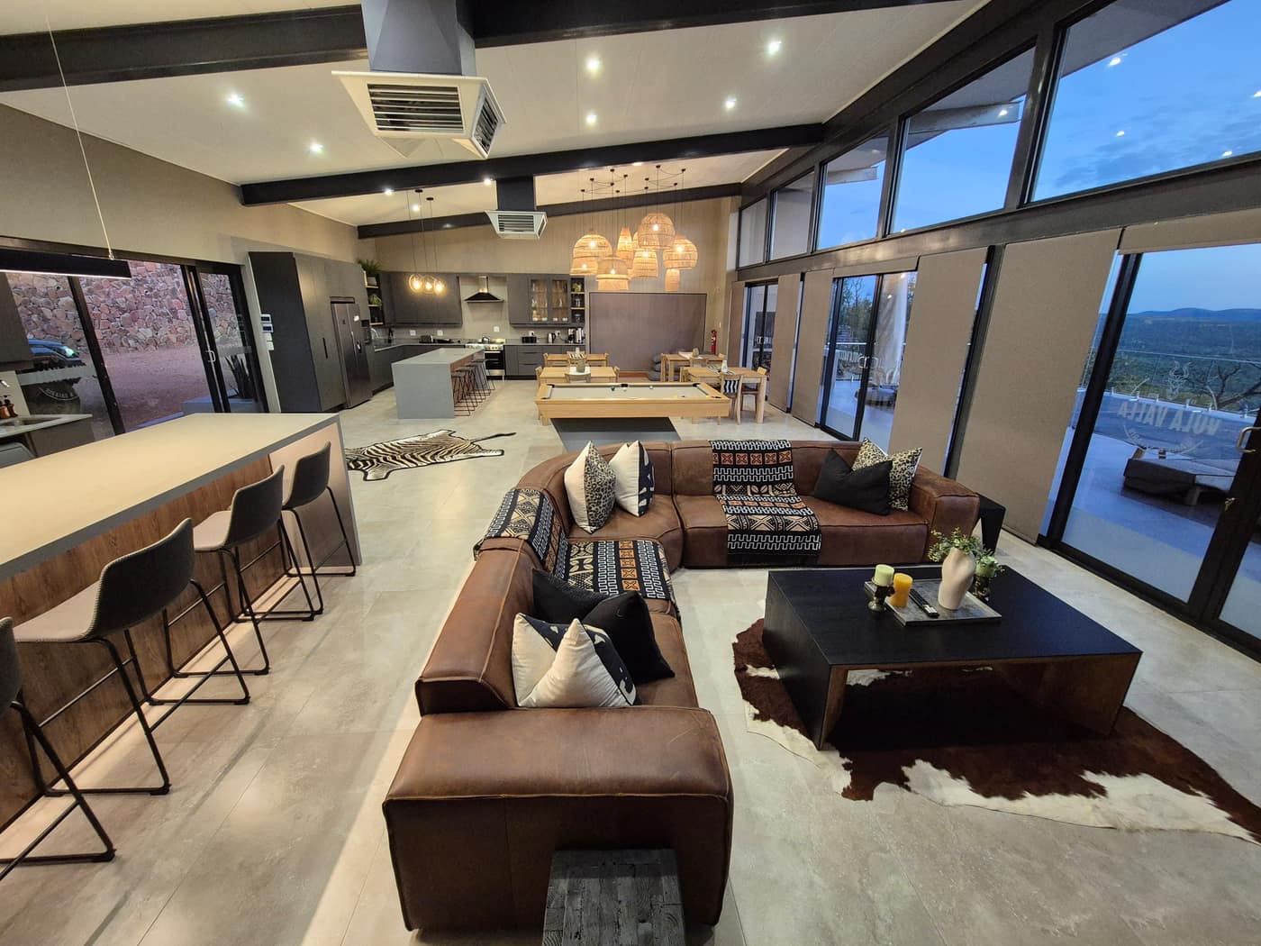 Iketla communal kitchen and gathering space